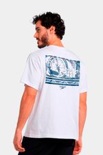 Camiseta Manga Corta Harbor Breeze Blanca Hombre