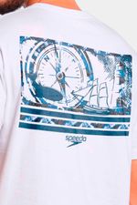Camiseta Manga Corta Harbor Breeze Blanca Hombre