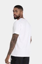 Camiseta Manga Corta Watter Ripple Tie Blanca Hombre