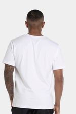 Camiseta Manga Corta Watter Ripple Tie Blanca Hombre