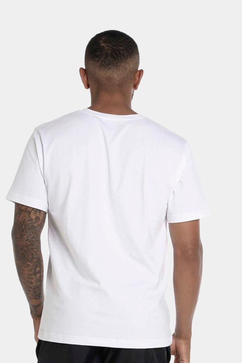 Camiseta Manga Corta Watter Ripple Tie Blanca Hombre