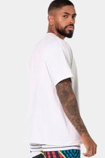 Camiseta Manga Corta F1 Wave Blanca Hombre