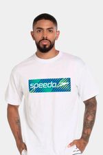 Camiseta Manga Corta Artistic Aqua Blanca Hombre