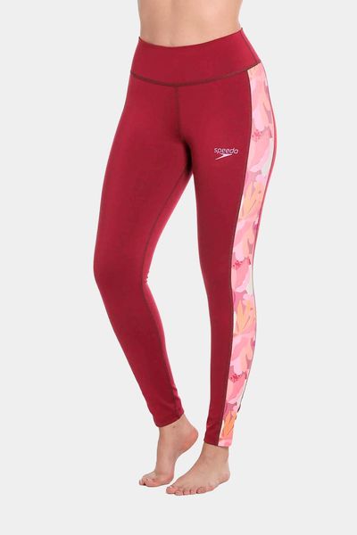 Pantalon Leggings Wineberry Floral Mujer