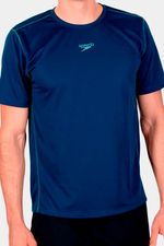 Camiseta Manga Corta Sport Azul Hombre