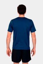 Camiseta Manga Corta Sport Azul Hombre