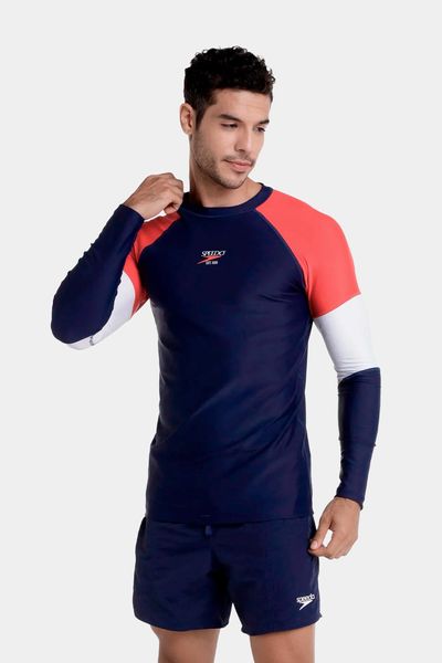 Camiseta Manga Larga Sunshine Risk Block Jet Hombre