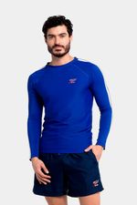 Camiseta Manga Larga Sunshine Turkish Jet Azul Hombre