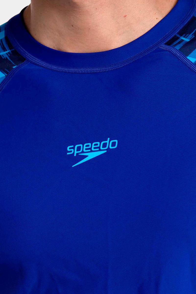 Camiseta Manga Larga Sunshine Beach Park Azul Hombre