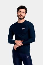 Camiseta Manga Larga Sunshine Firing Wave Azul Hombre