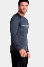 Camiseta Manga Larga Sunshine Speedo Lines Gris Hombre