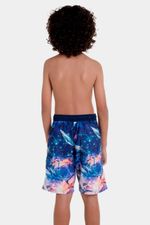Pantaloneta Shark In Space 17 Pulgadas Multicolor Junior