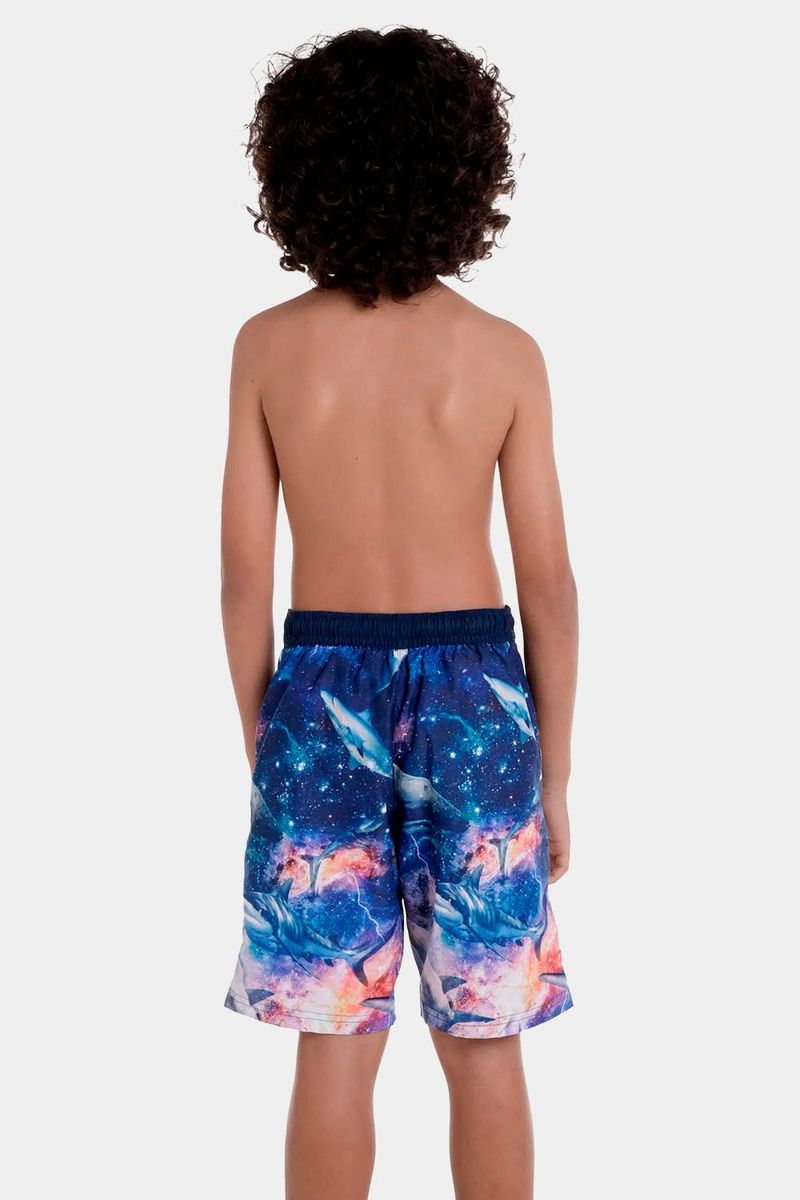Pantaloneta Shark In Space 17 Pulgadas Multicolor Junior