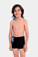 Pantaloneta De Baño Aquashort Fright Island Negra Junior Masculino