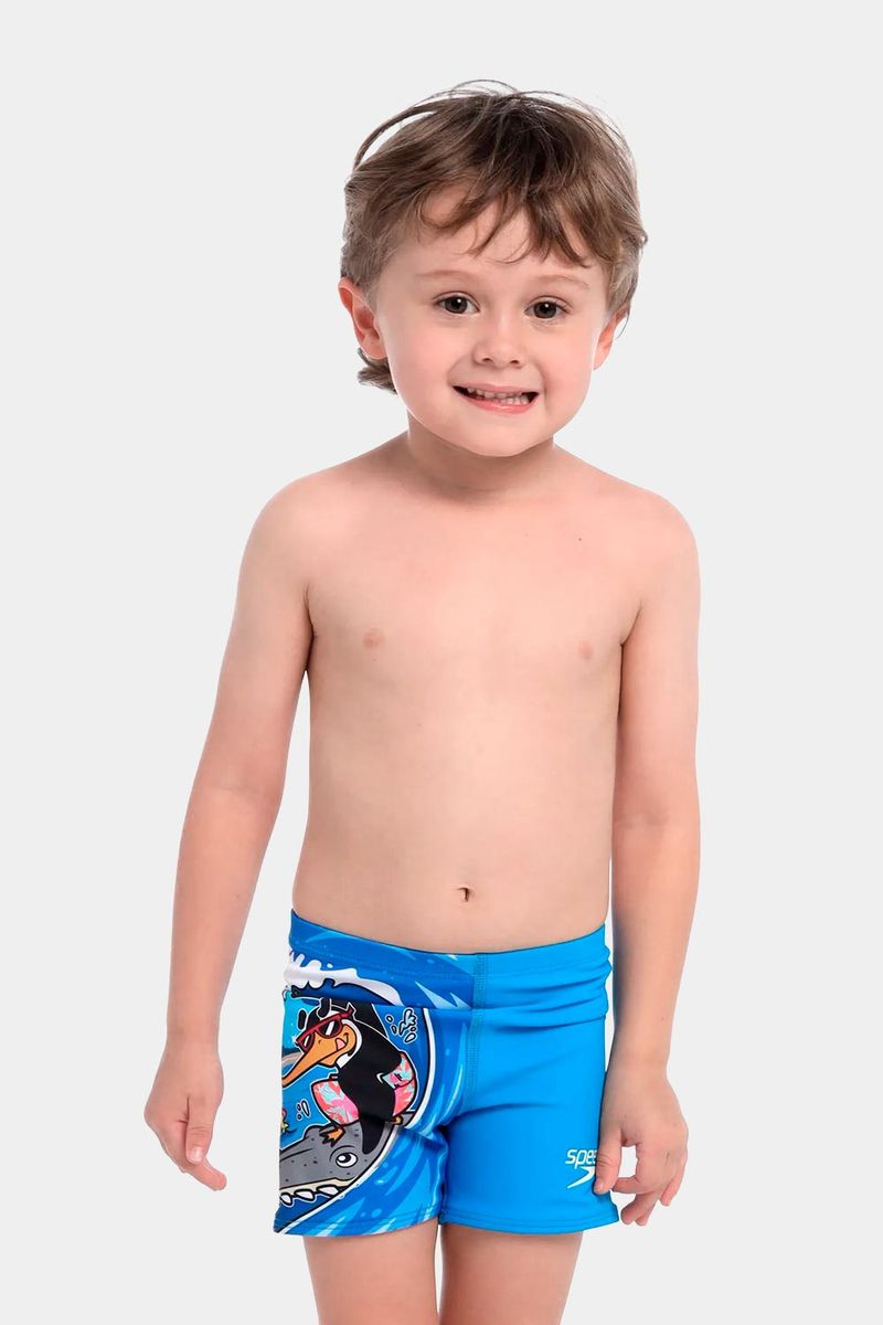 Pantaloneta De Baño Aquashort Luau Surf Multicolor Bebé Masculino