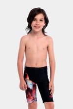 Pantaloneta De Baño Jammer V-Cut Fright Island Negro Junior Masculino