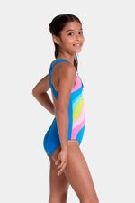 Vestido De Baño Splashback Ice Cream Azul Junior Femenino