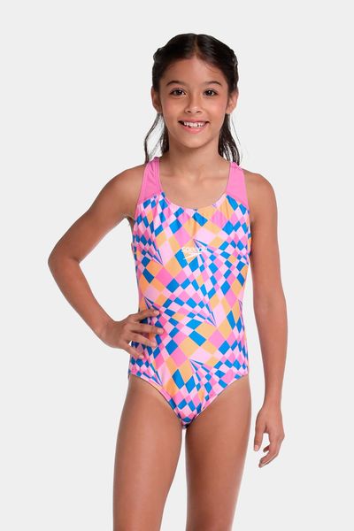 Vestido De Baño Splashback Psych Checker Junior Femenino