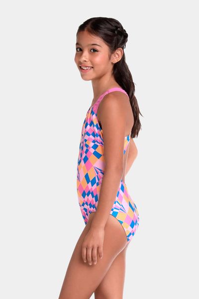 Vestido De Baño Splashback Psych Checker Junior Femenino