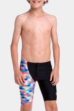 Pantaloneta De Baño Jammer Linear Gradient Negro Junior Masculino