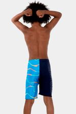 Pantaloneta De Baño Jammer Blend Stripe Azul Junior Masculina