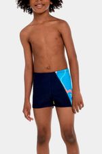 Pantaloneta De Baño Aquashort Blend Stripe Azul Junior Masculino