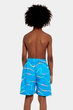 Pantaloneta Blend Stripe 15 Pulgadas Multicolor Junior Masculina