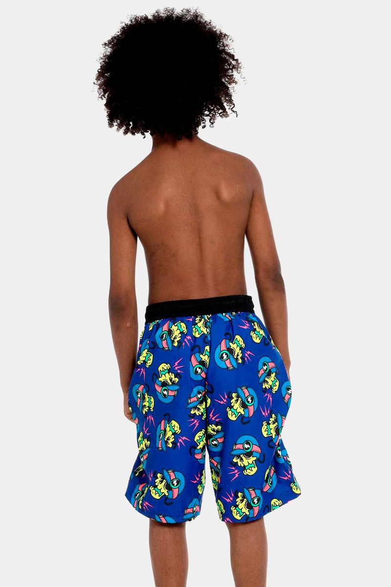 Pantaloneta Dare Devil 17 Pulgadas Multicolor Junior Masculina