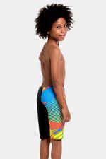 Pantaloneta De Baño Jammer Street Art Race Negro Junior Masculino