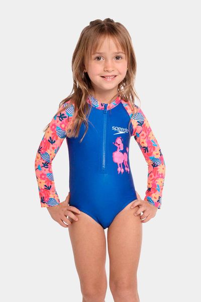 Vestido De Baño Manga Larga Riviera Poodle Bebé Femenino