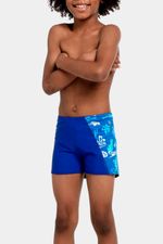 Pantaloneta De Baño Aquashort Retro Surfer Azul Junior Masculino