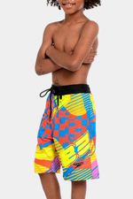 Pantaloneta Street Art Race 17 Pulgadas Multicolor Junior Masculina