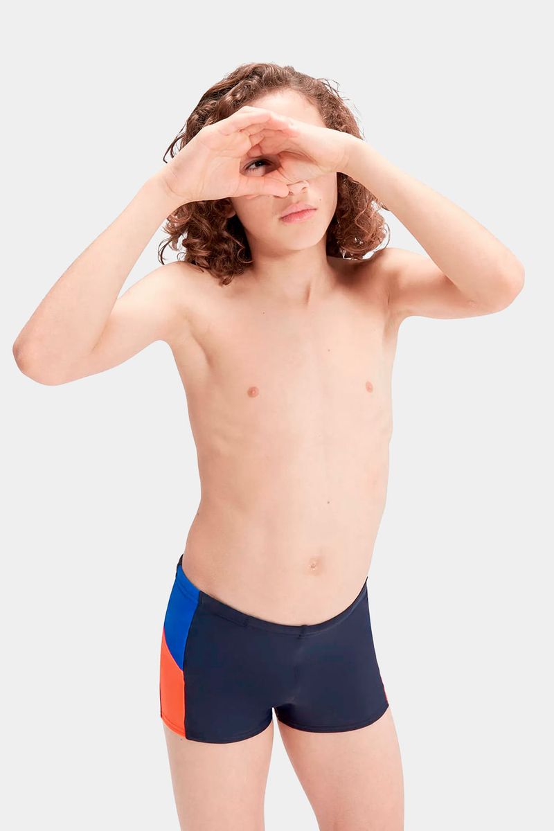 Pantaloneta de Baño Aquashort Dive Azul Junior Masculino