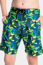 Pantaloneta Junior Energy Abstract 17 Pulgadas Multicolor Masculino