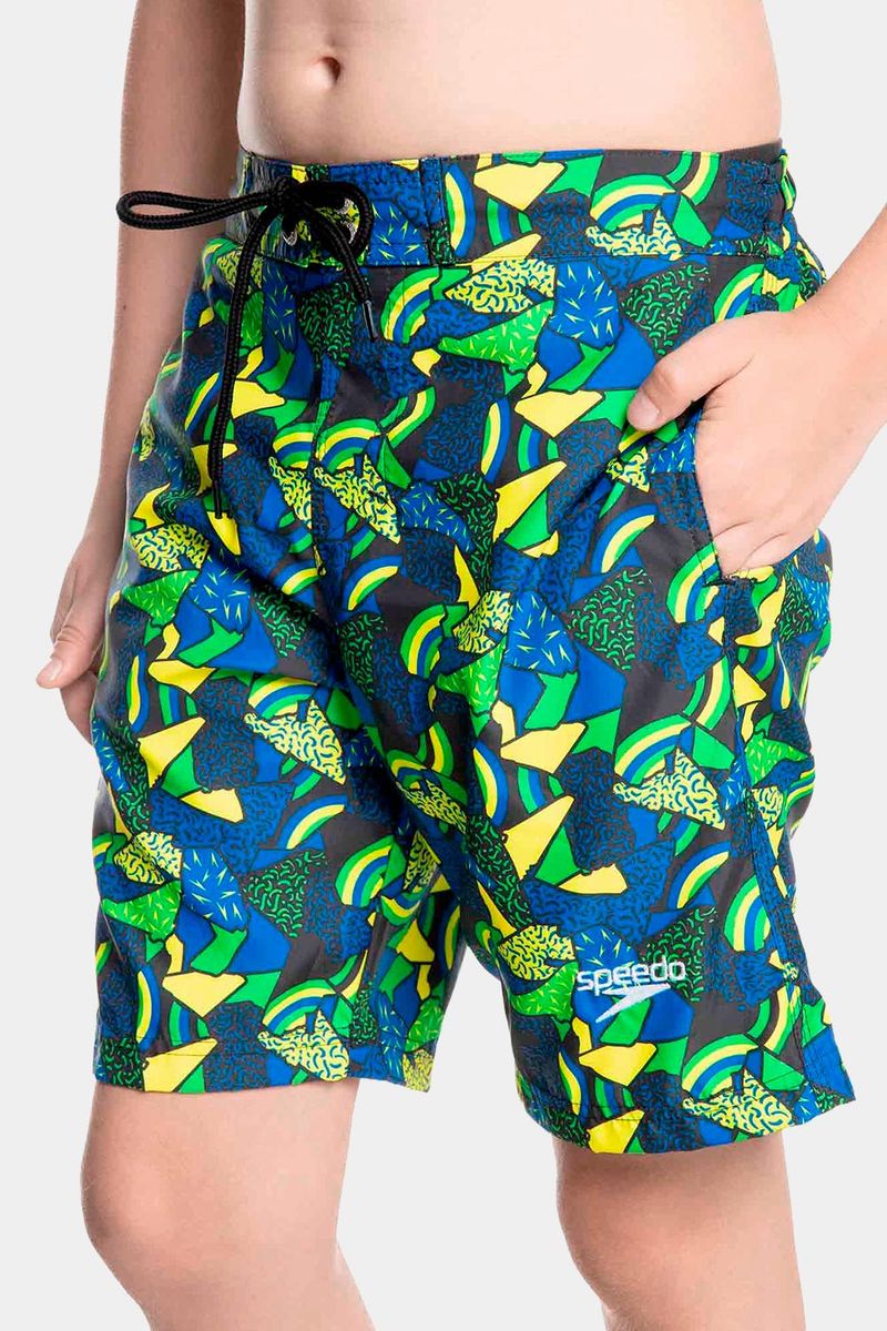 Pantaloneta Junior Energy Abstract 17 Pulgadas Multicolor Masculino