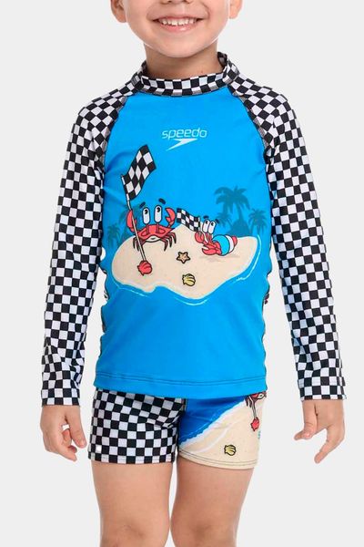 Camiseta Manga Larga Sunshine Marvel Crabby Bebé Masculino