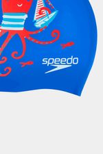 Gorro Printed Slogan Azul Junior