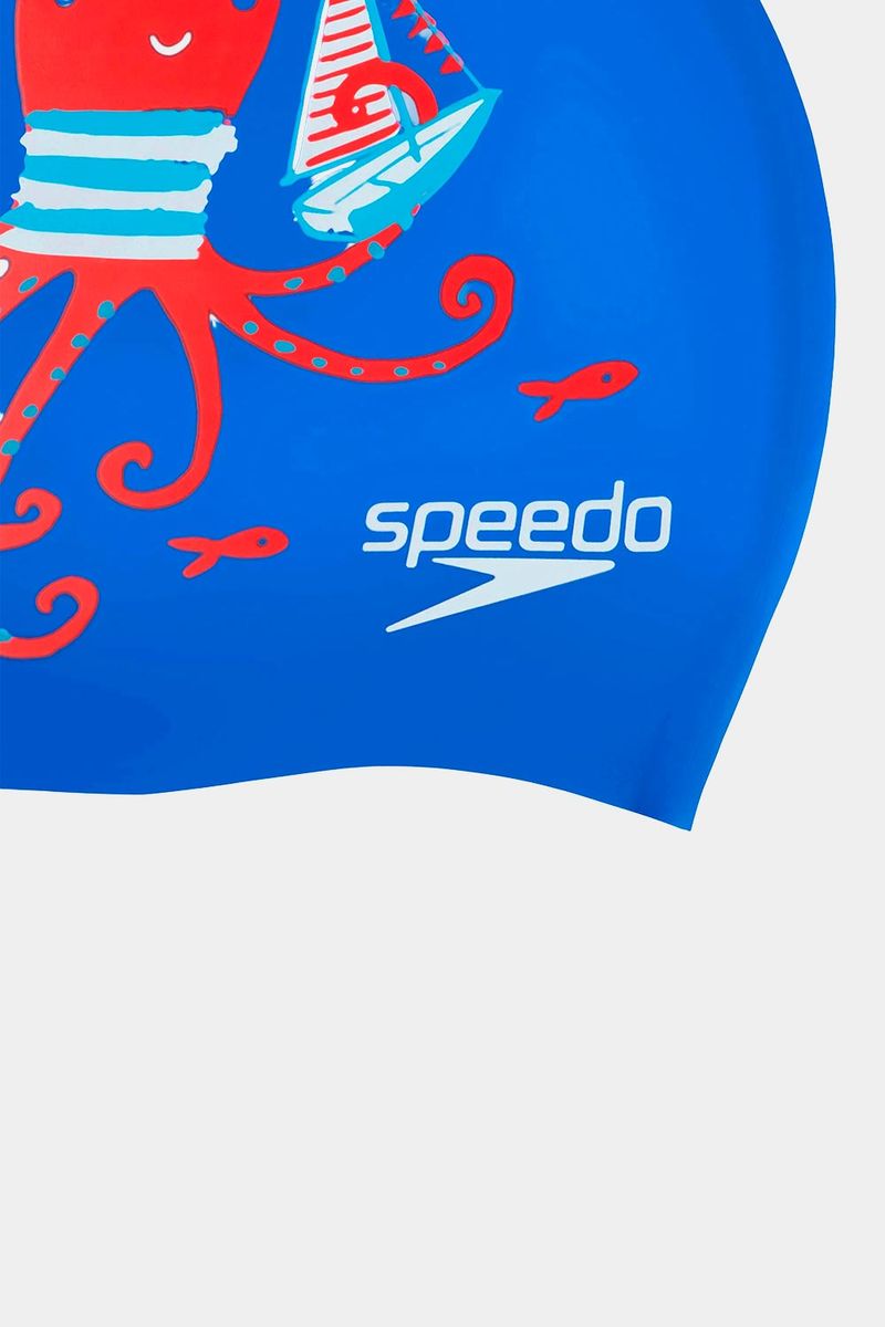 Gorro Printed Slogan Azul Junior