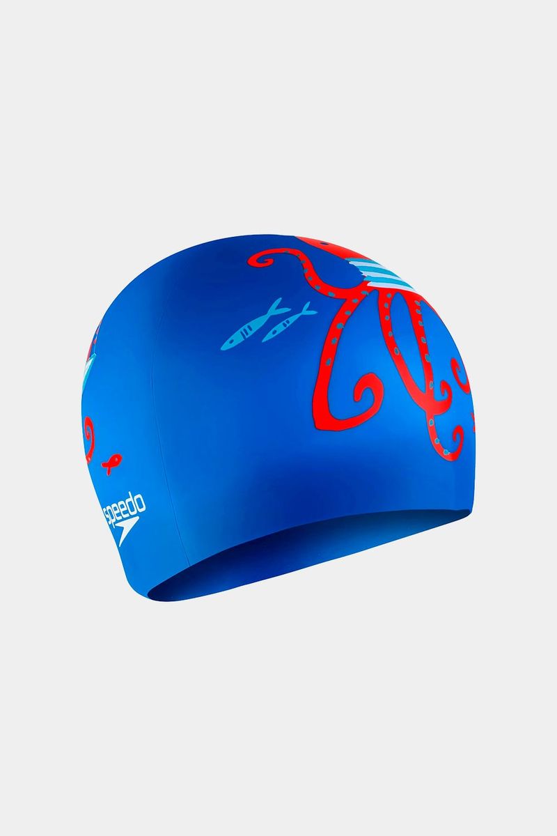 Gorro Printed Slogan Azul Junior