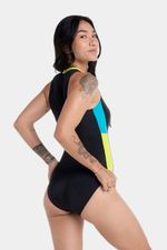 Vestido De Baño Hydrasuit Island Sea Negro Mujer
