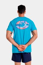 Camiseta Manga Corta Kaluna Artic Azul Hombre