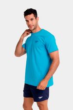 Camiseta Manga Corta Kaluna Artic Azul Hombre