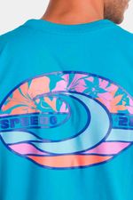 Camiseta Manga Corta Kaluna Artic Azul Hombre