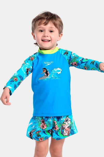 Camiseta Manga Larga Sunshine Surfs Up Bebé Masculino