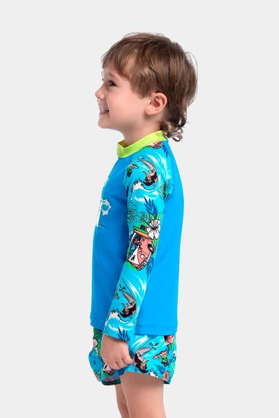 Camiseta Manga Larga Sunshine Surfs Up Bebé Masculino