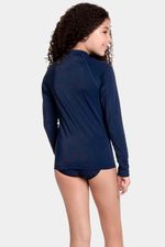 Camiseta Sunshine Manga Larga Rainbow Fantasy Azul Junior Femenino