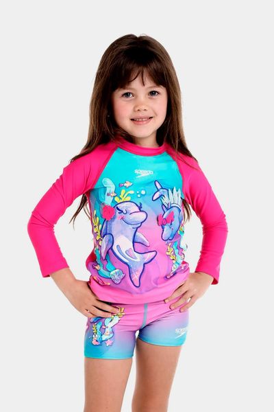 Camiseta Manga Larga Sunshine Reef Explorer Bebé Femenino