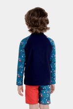 Camiseta Manga Larga Sunshine Harbor Hoppers Bebe Azul Hombre