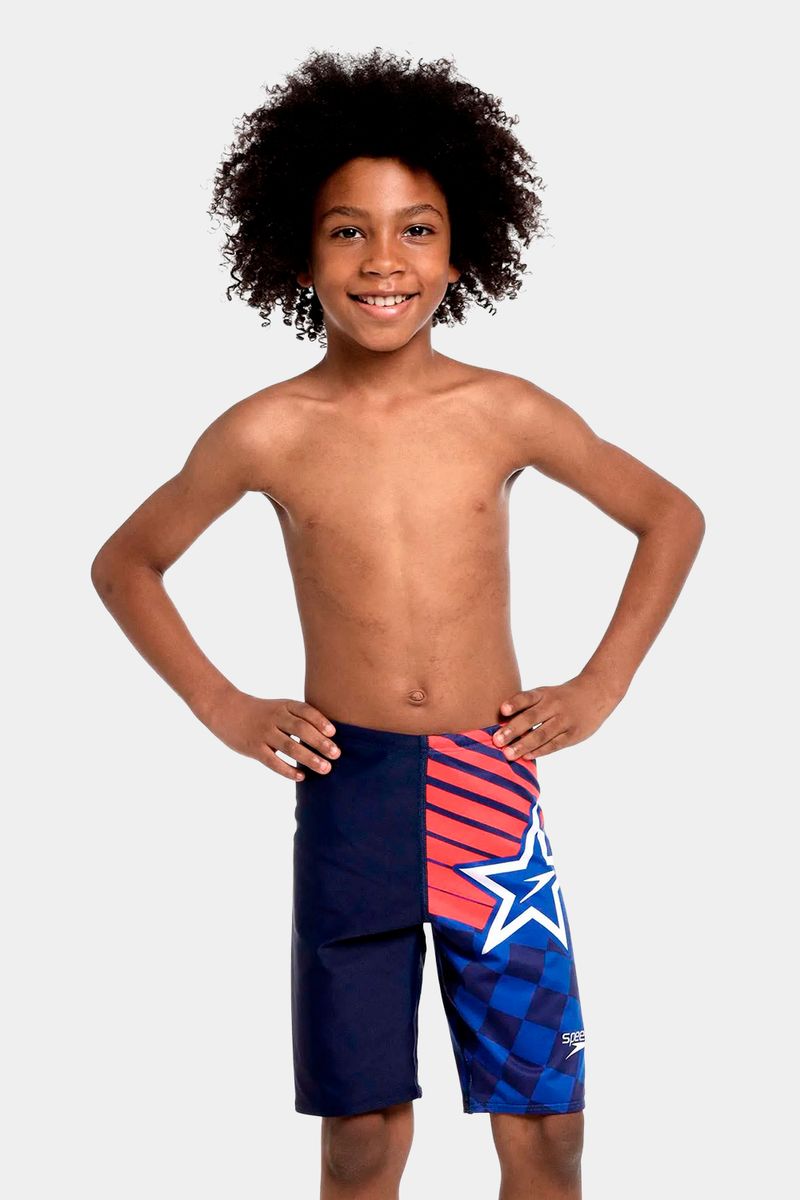 Pantaloneta De Baño Jammer Monaco Drift Azul Junior Masculino