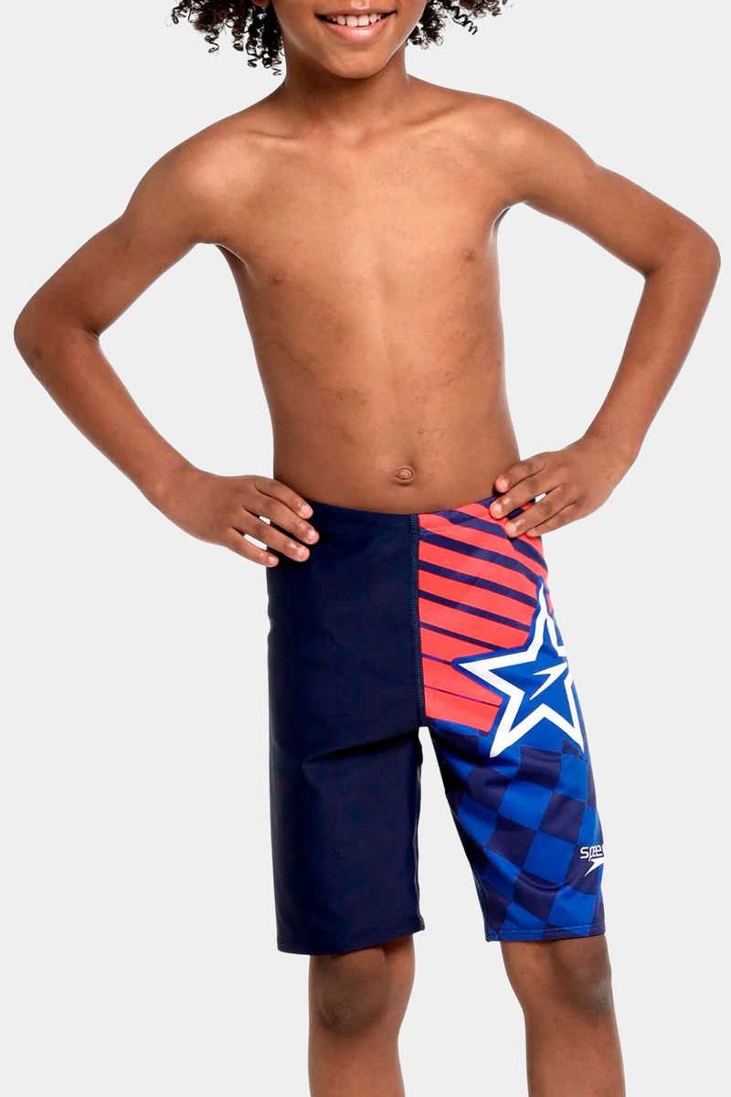 Pantaloneta De Baño Jammer Monaco Drift Azul Junior Masculino